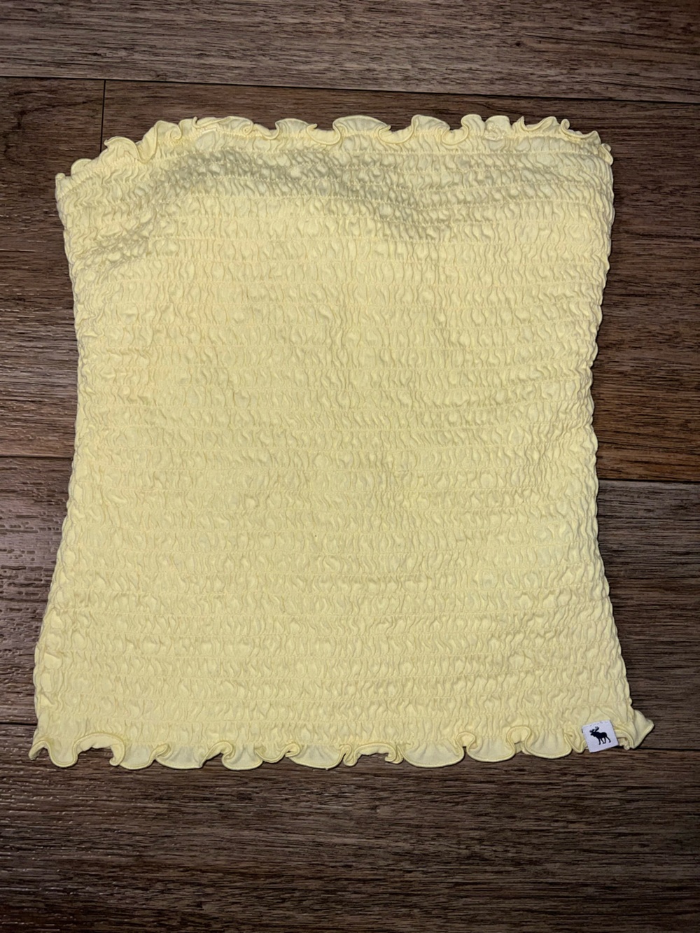abercrombie kids Yellow Smocked Tank Top